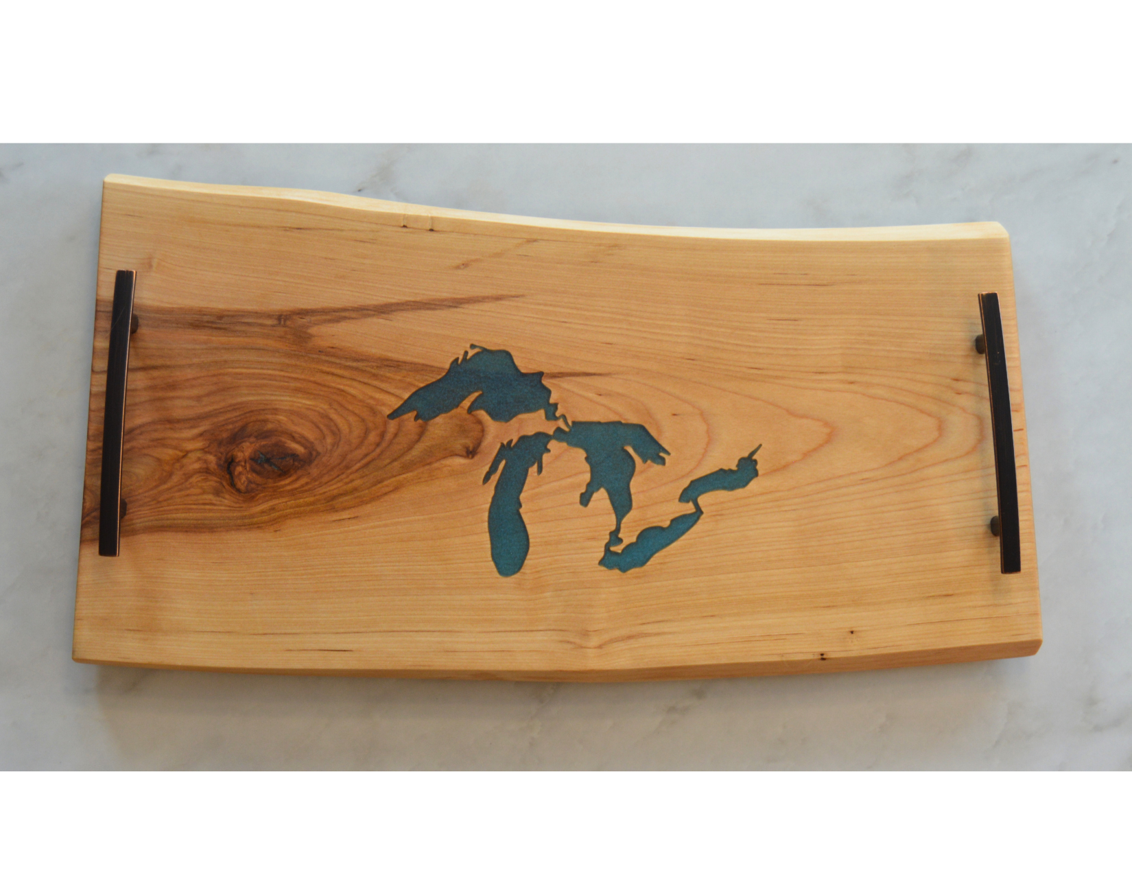 Maple Live Edge Serving Tray (24")