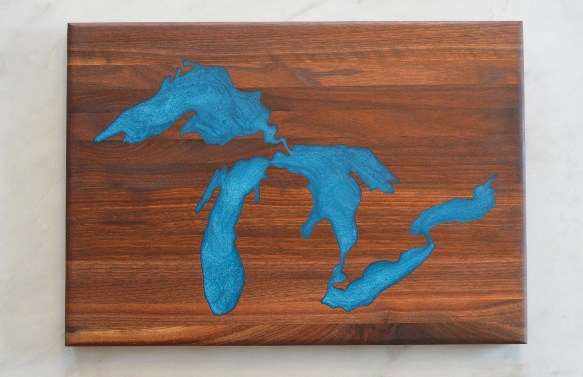 Pre-Buy Personalized Great Lakes Large Cutting Board